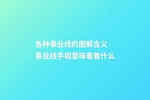 各种事业线的图解含义 事业线手相意味着着什么